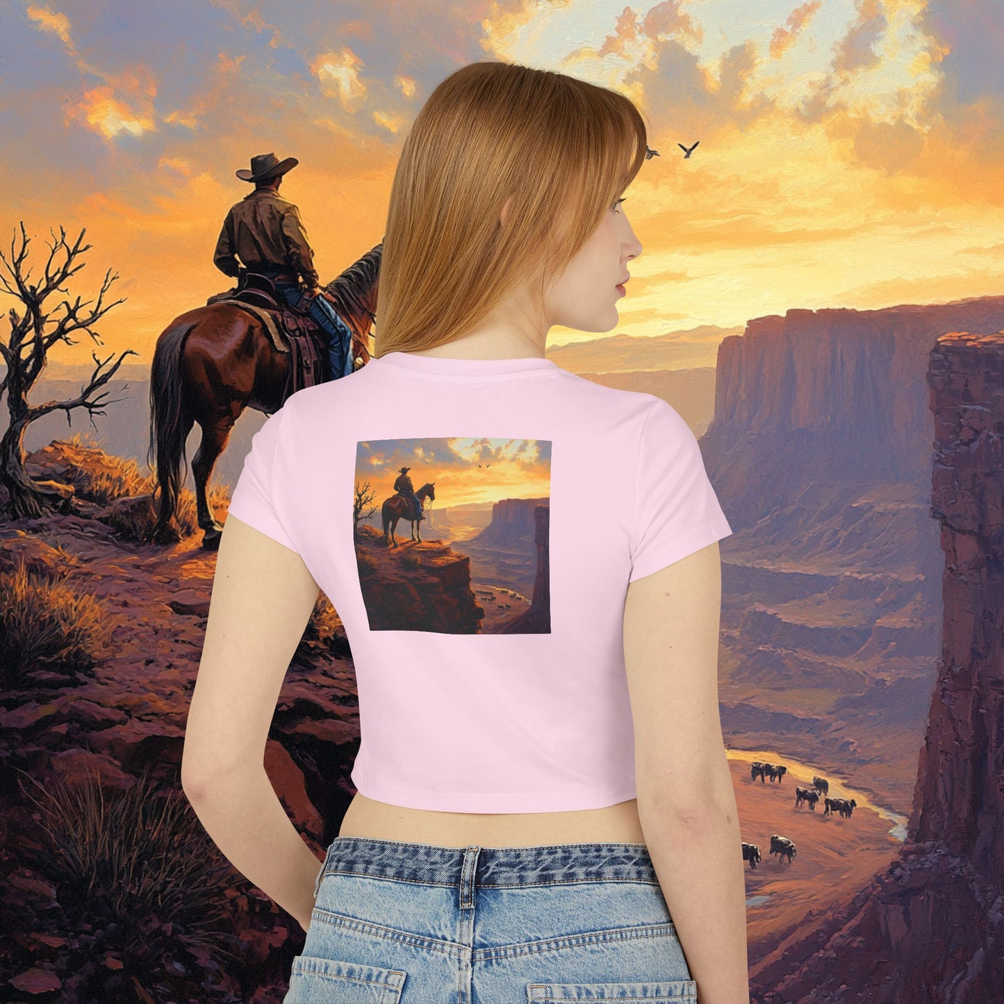 Cowboy Canyon Crop Top