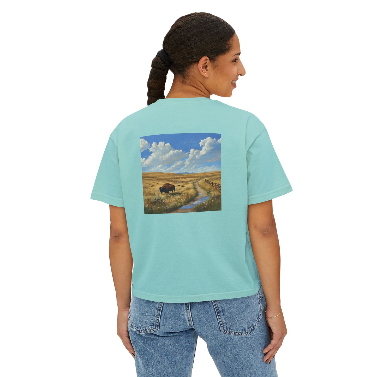 Buffalo Plains Boxy Tee