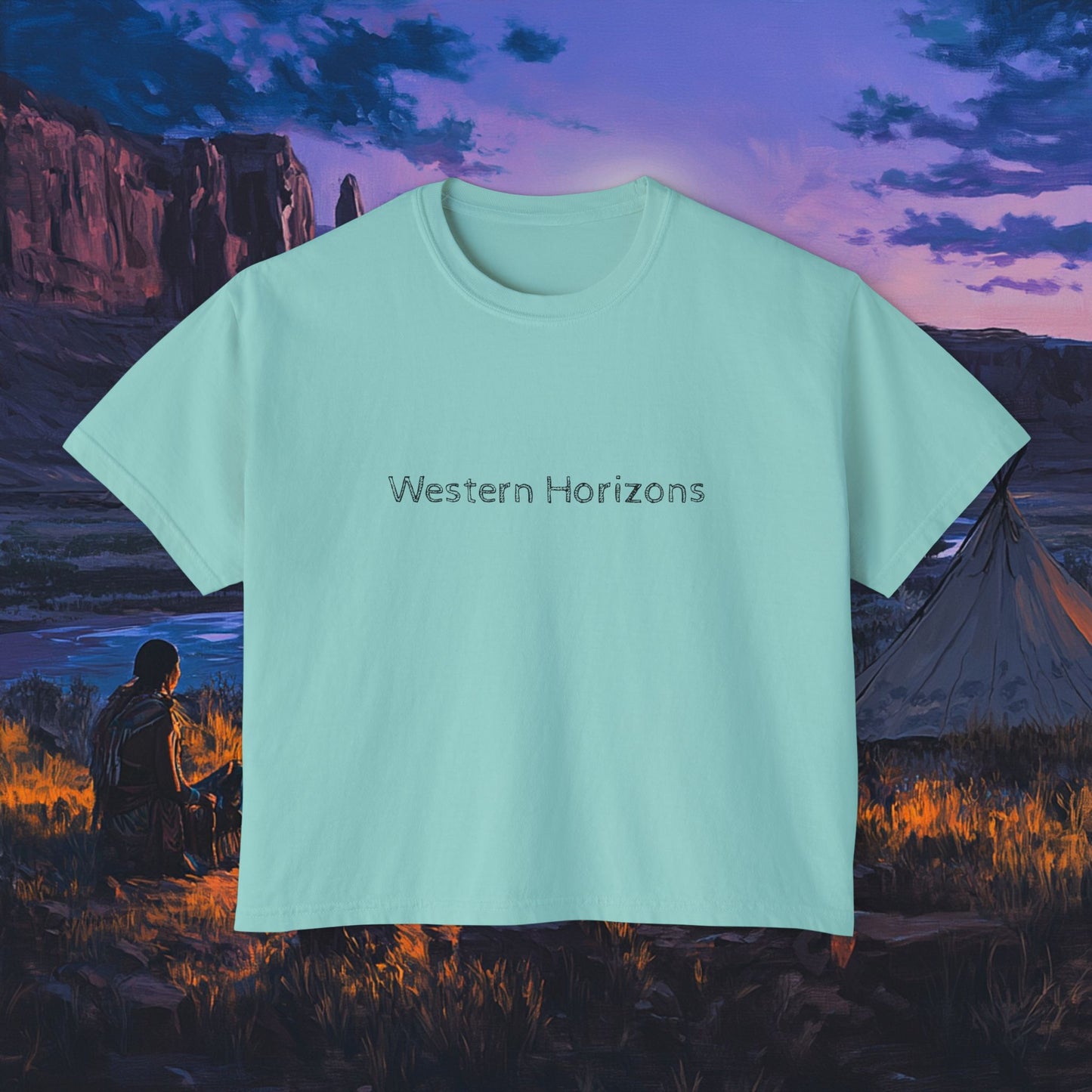 Tribal Gathering Boxy Tee