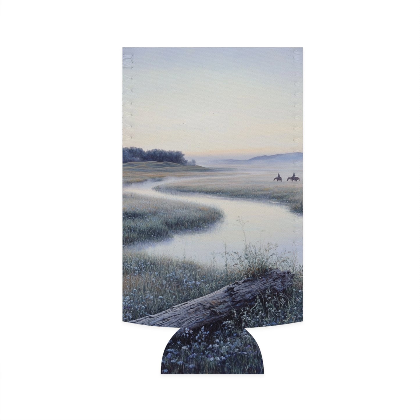 Misty Mornings Slim Can Koozie