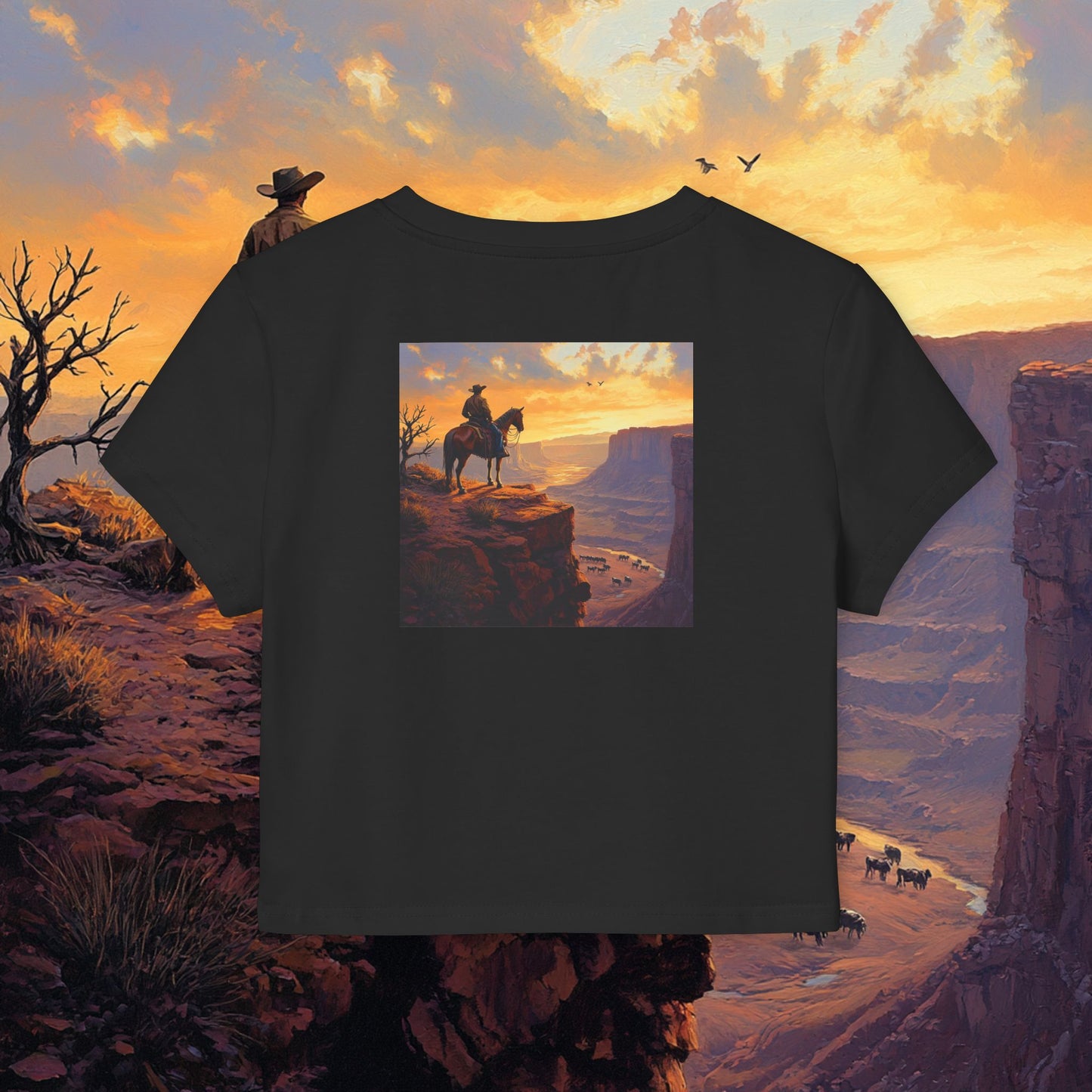 Cowboy Canyon Crop Top