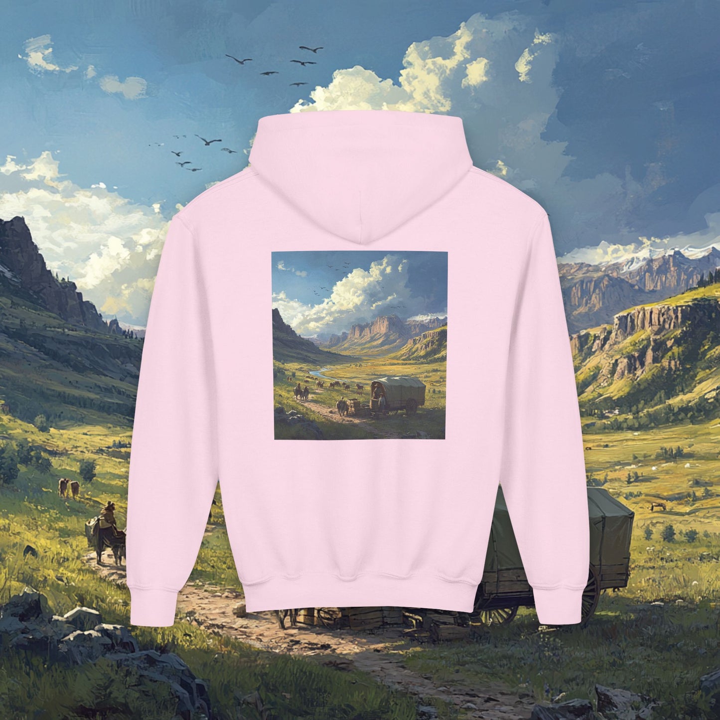 Headin' West Kids Hoodie