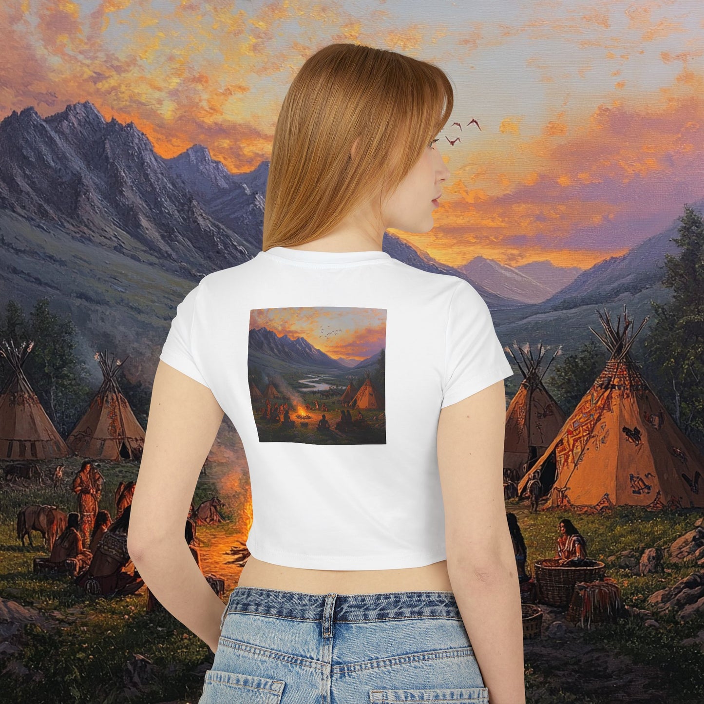 Tribal Party Crop Top