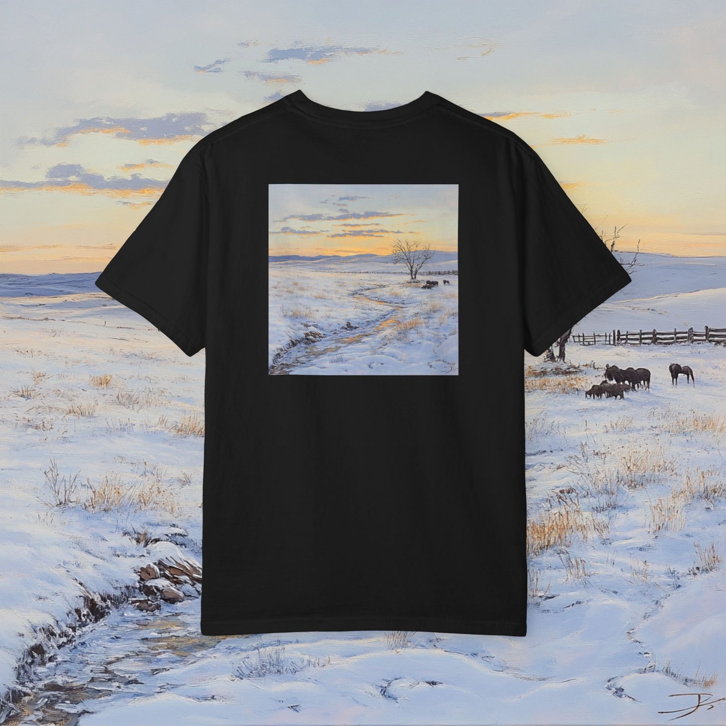 Winter Western Plains T-Shirt