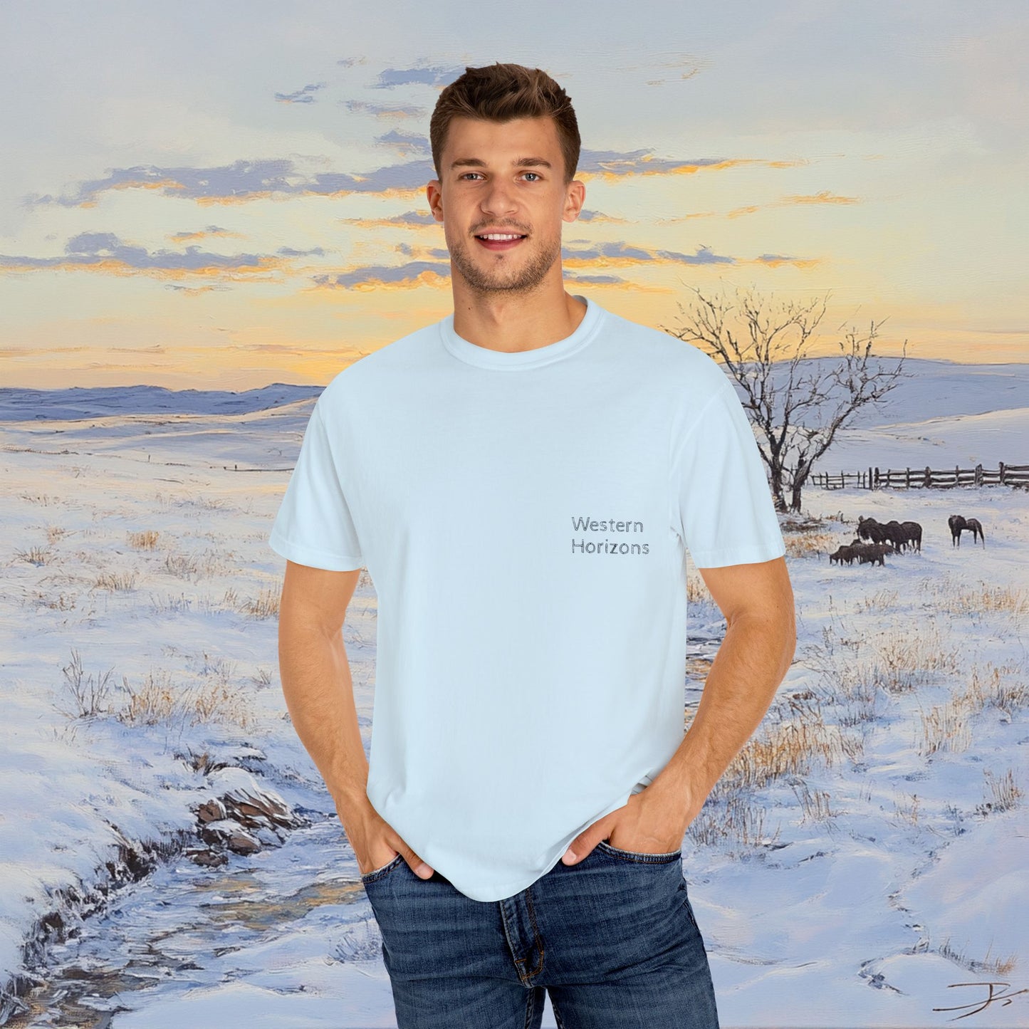 Winter Western Plains T-Shirt