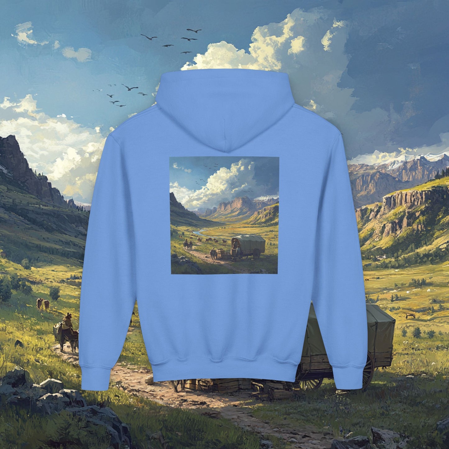 Headin' West Kids Hoodie