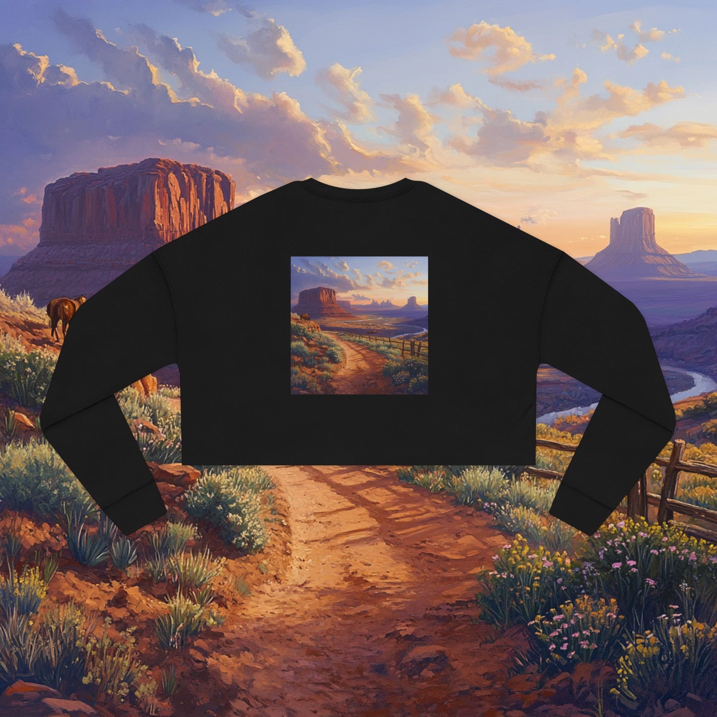 Southwest Mesa Crop Sweatshirt
