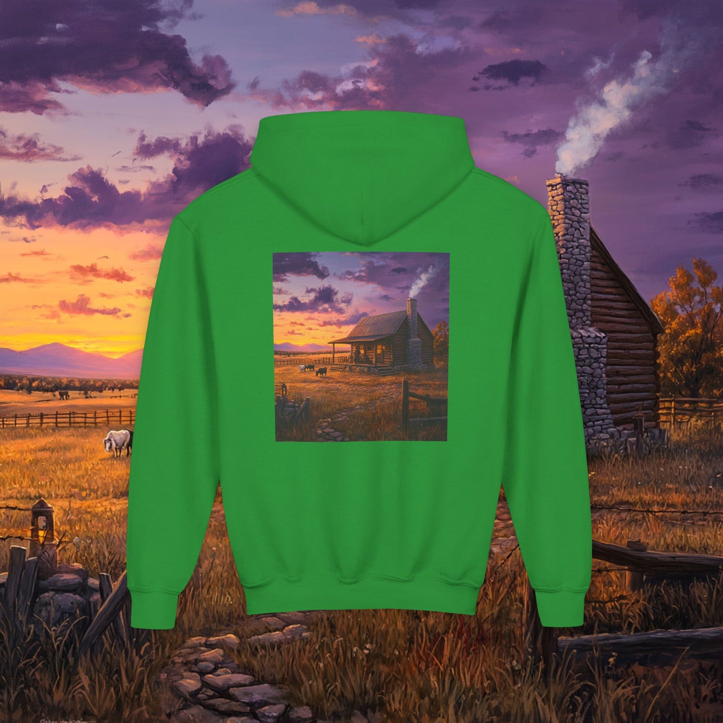 Settling Down Kids Hoodie