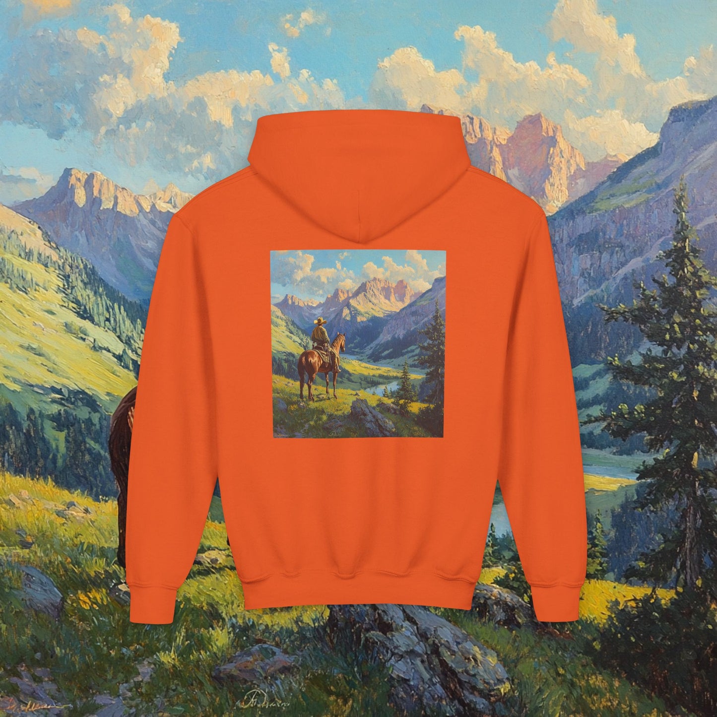 Starin' Cowboy Kids Hoodie