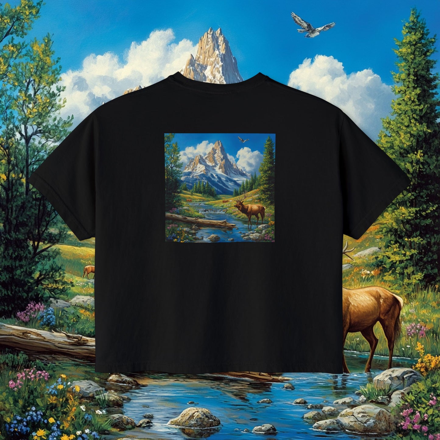 Elk Mountain Boxy Tee