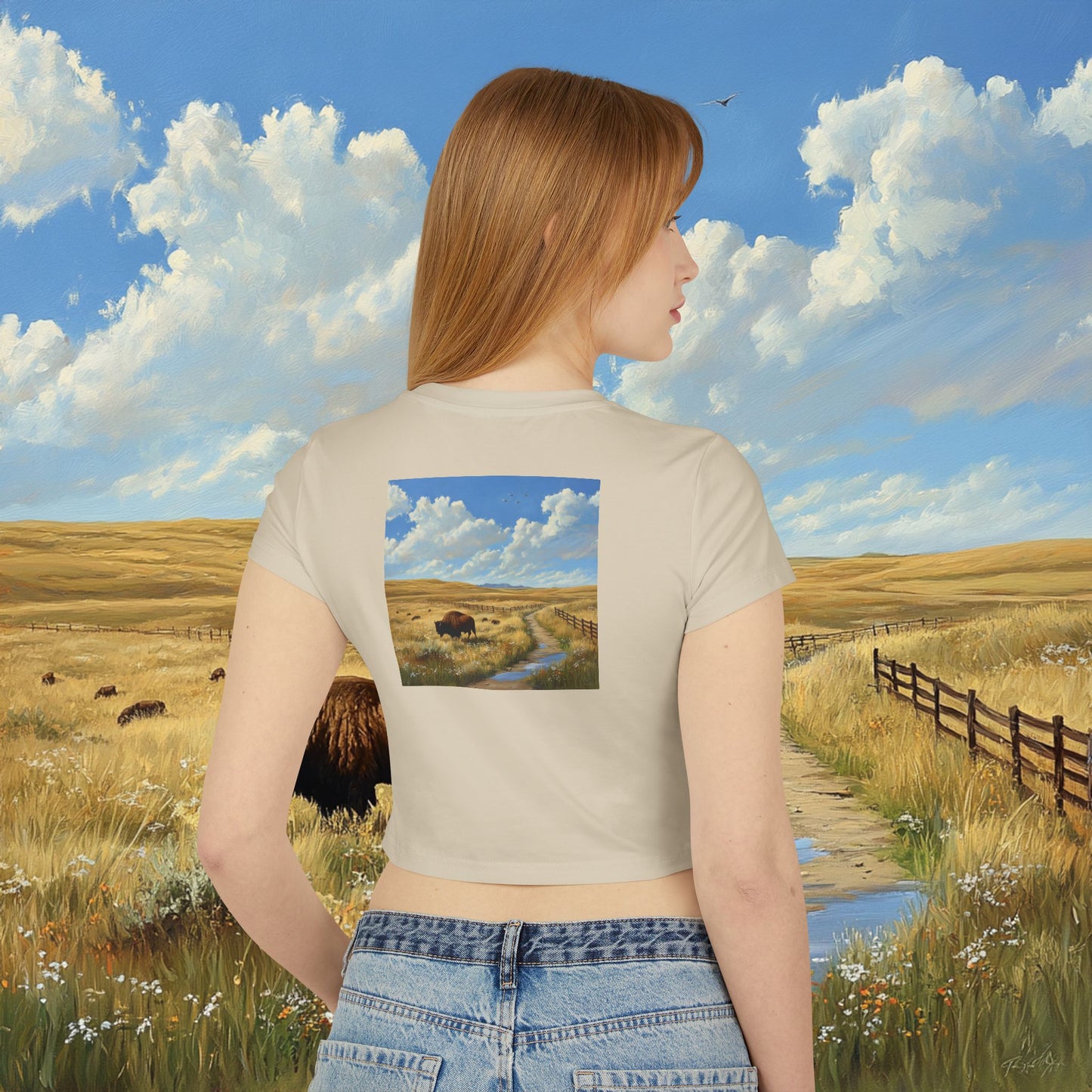 Buffalo Plains Crop Top