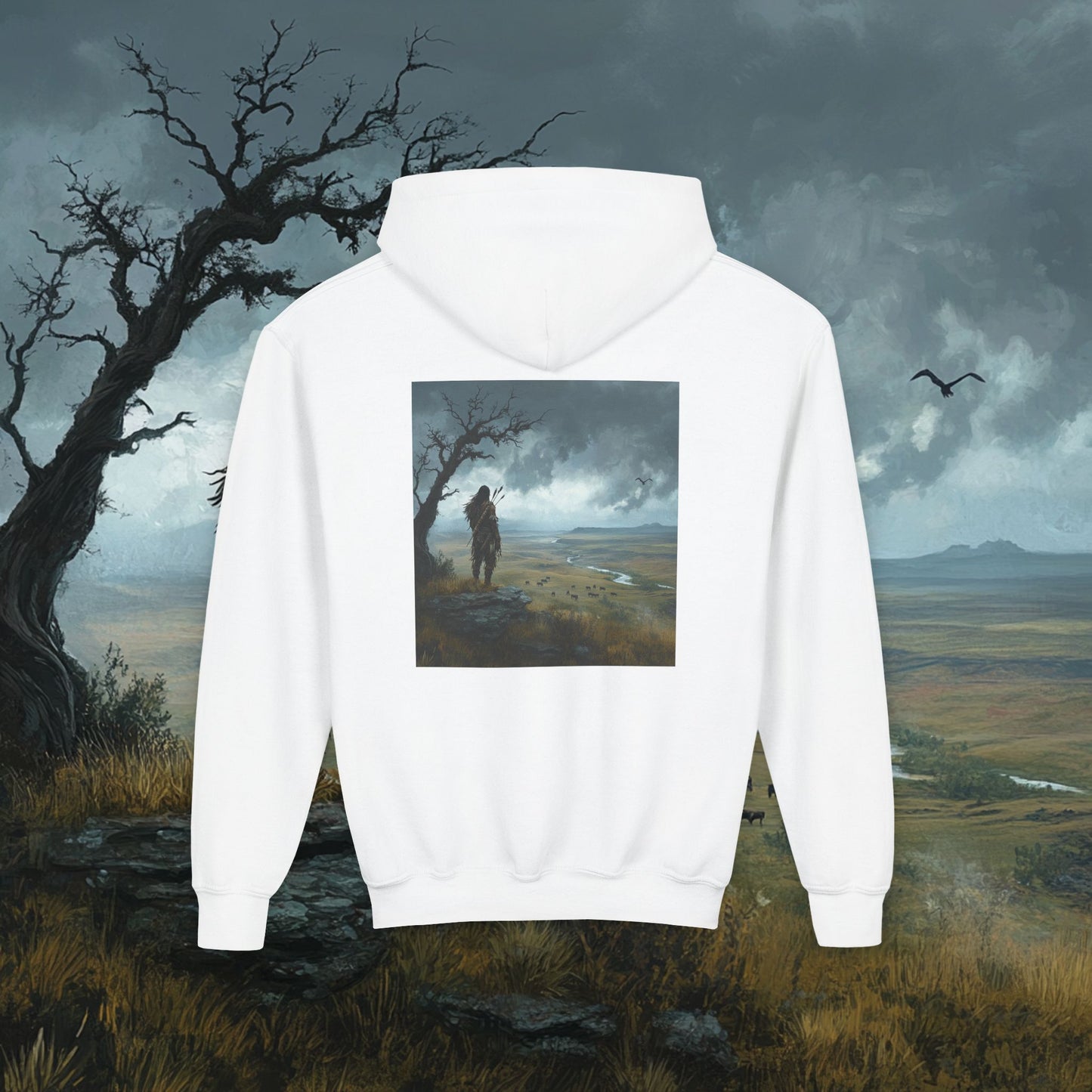 The Watchful Warrior Kids Hoodie