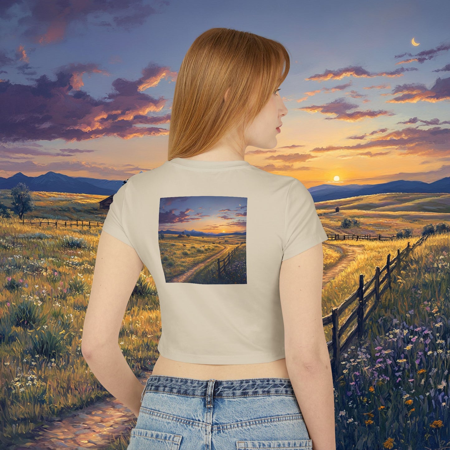 Plains Sunset Crop Top