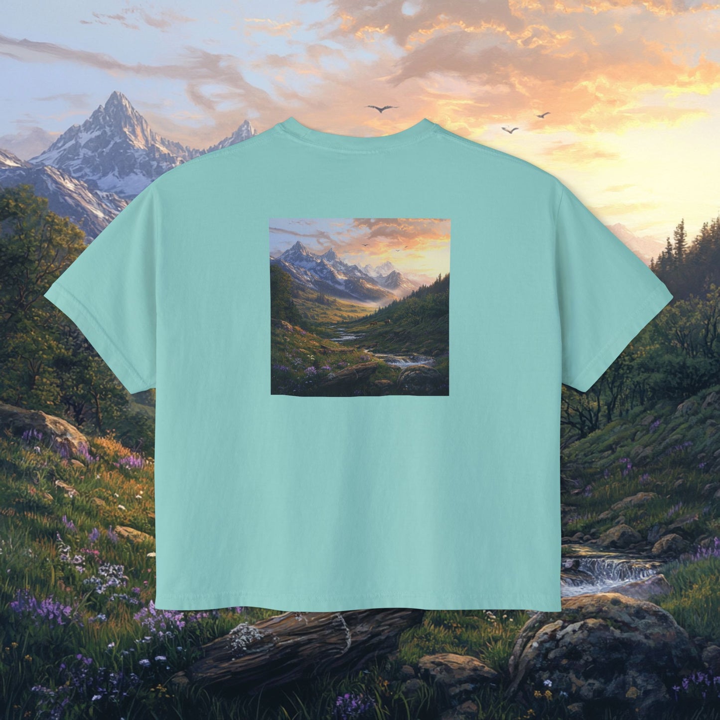Rocky Mountain Valley Boxy Tee