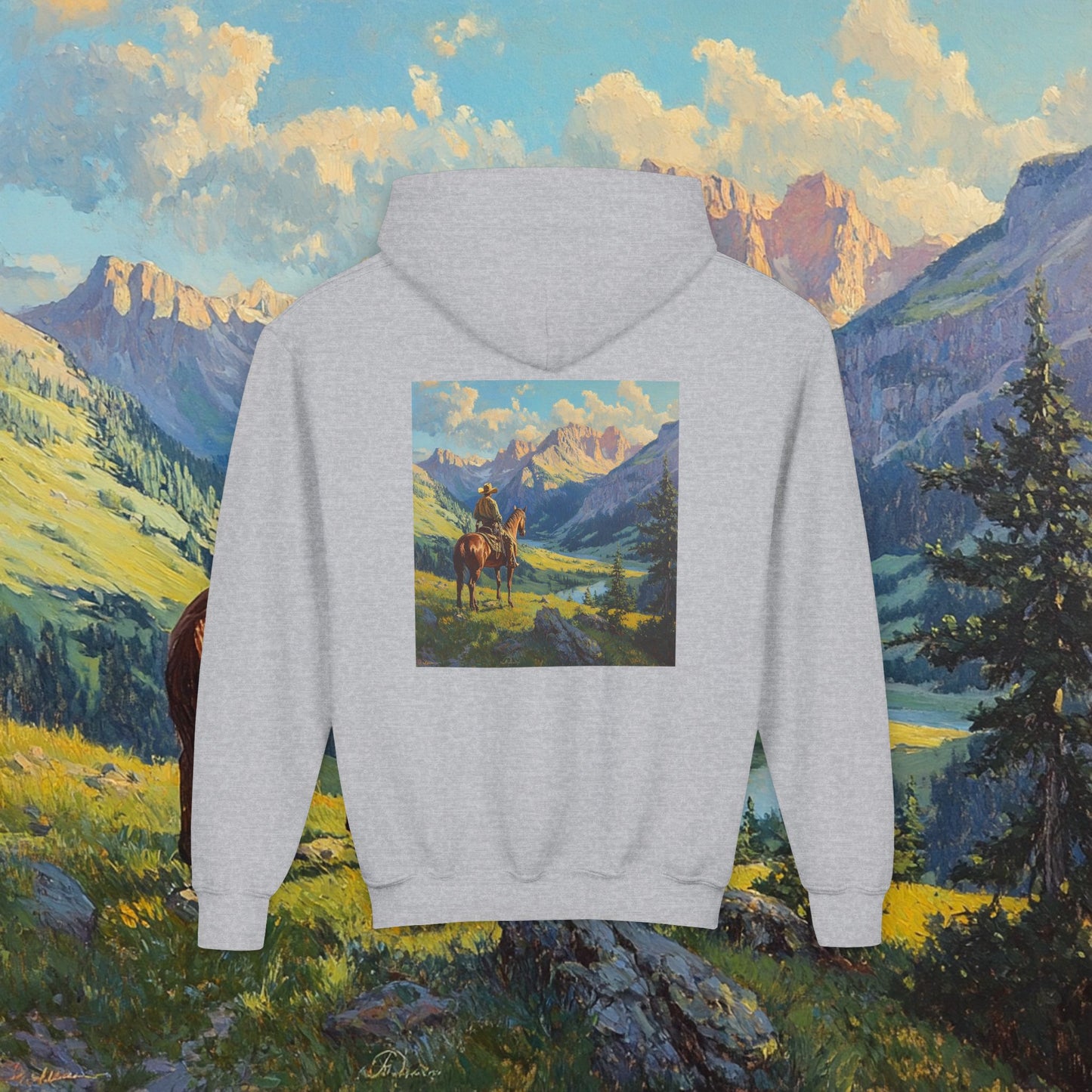Starin' Cowboy Kids Hoodie