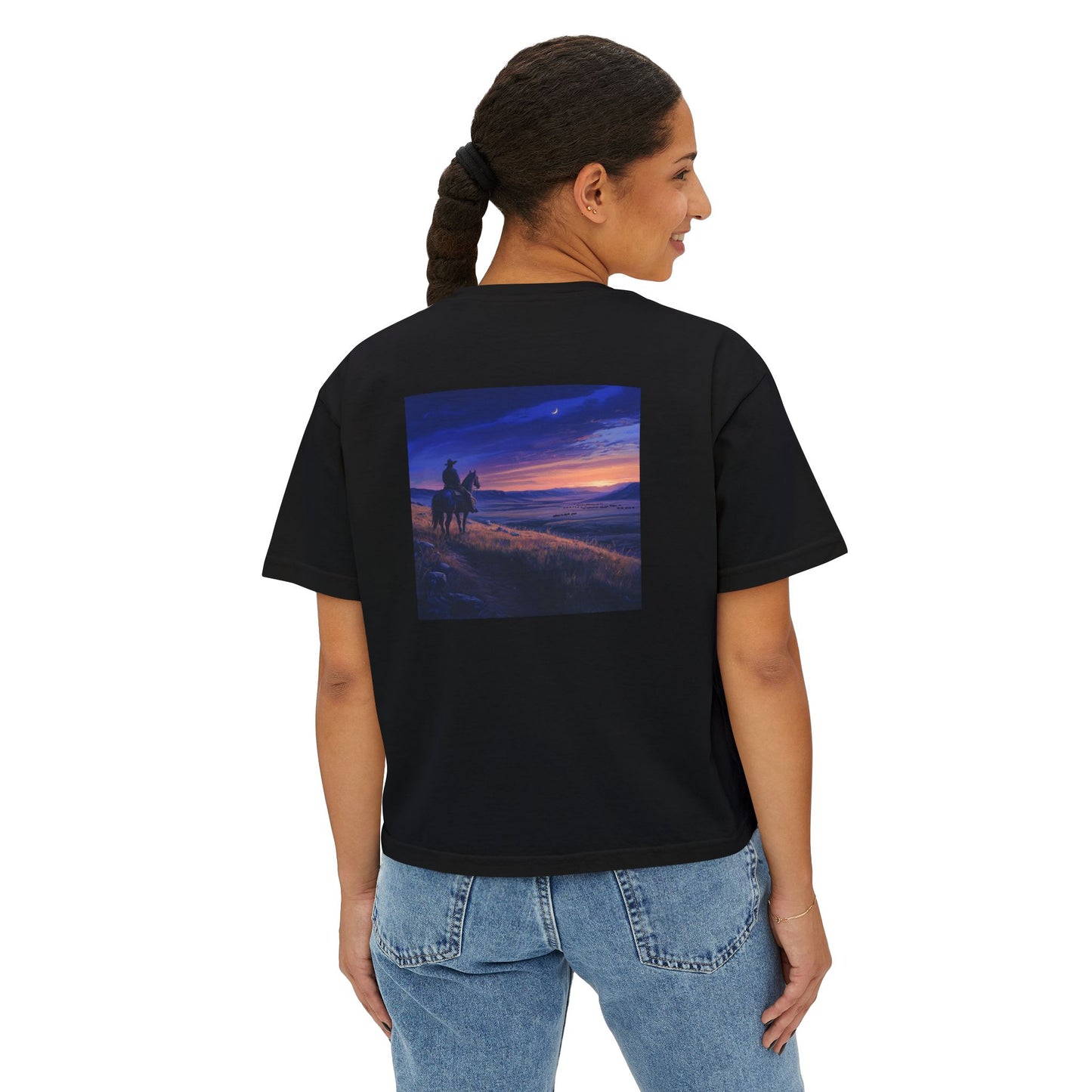 Twilight Cowboy Boxy Tee