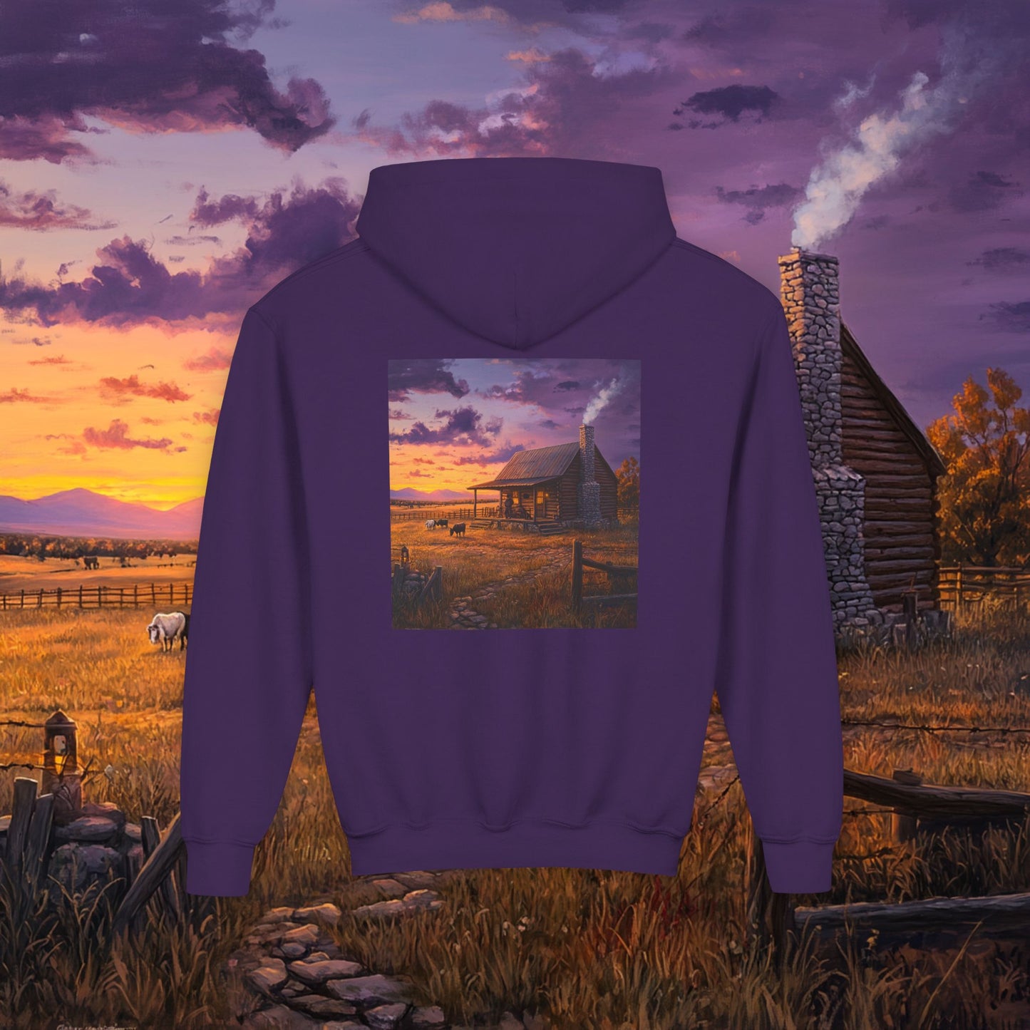 Settling Down Kids Hoodie