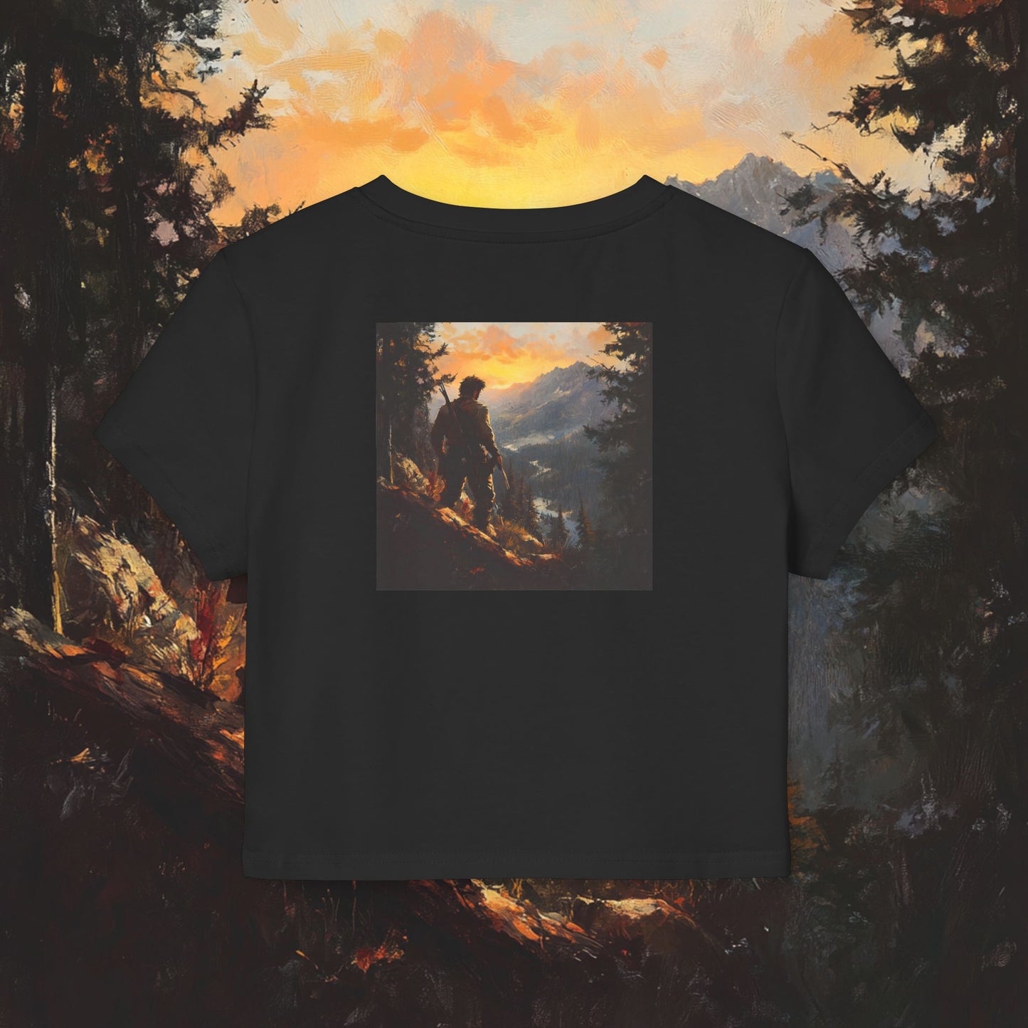 The Lone Frontiersman Crop Top