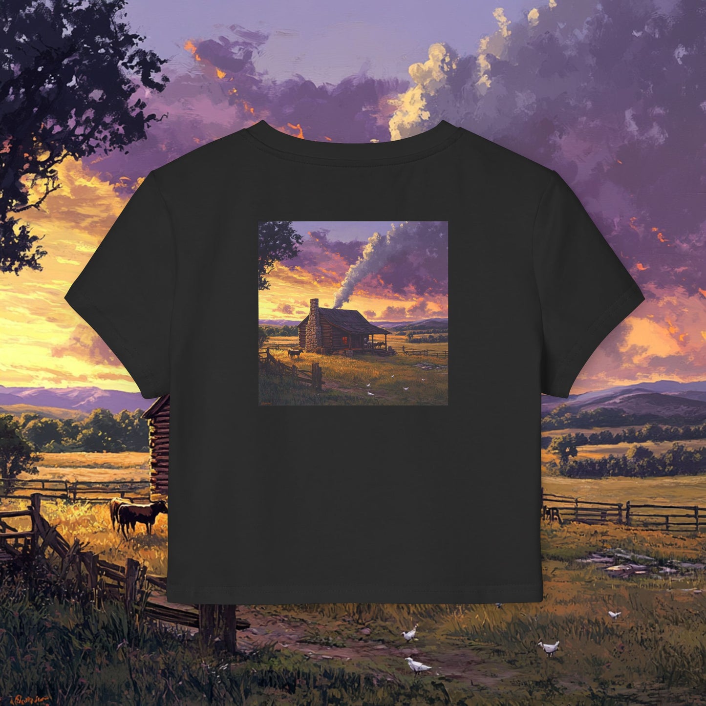 Homestead Sunset Crop Top