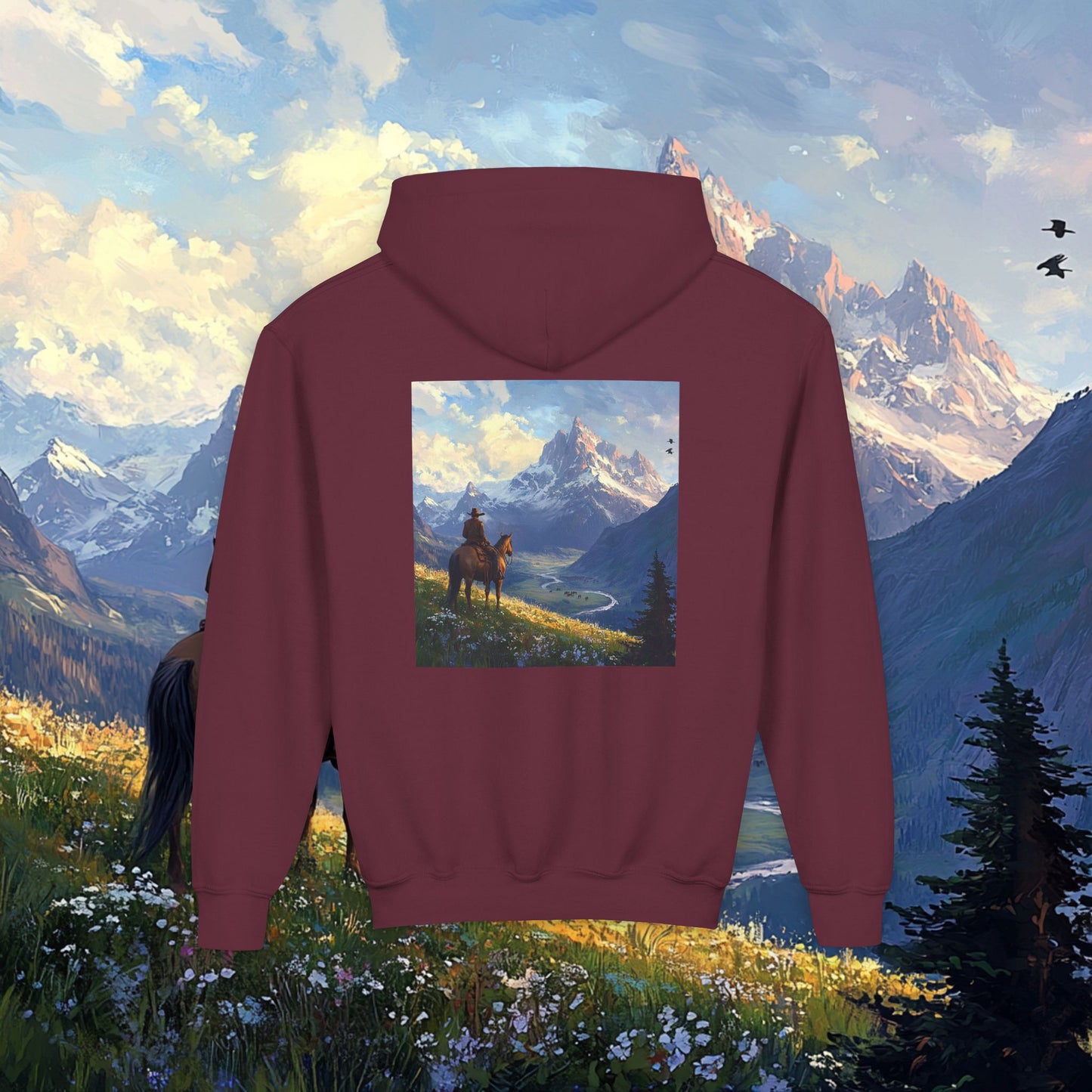 Lonesome Traveler Kids Hoodie