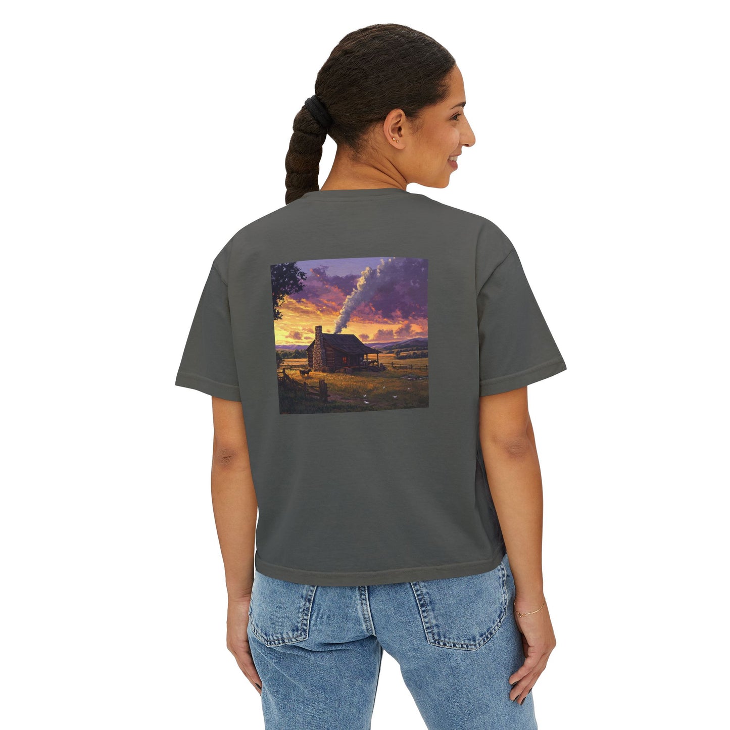 Homestead Sunset Boxy Tee