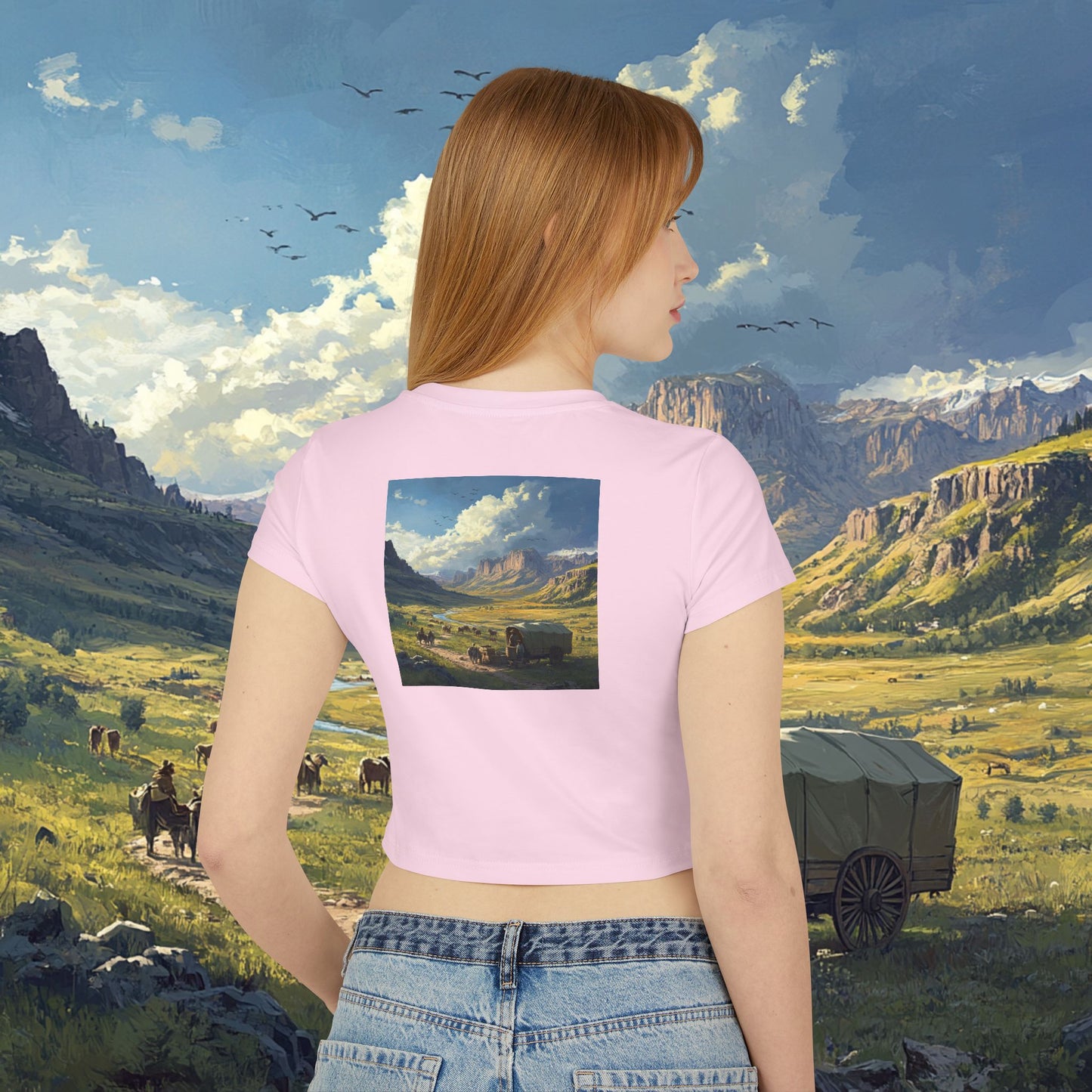 Headin' West Crop Top