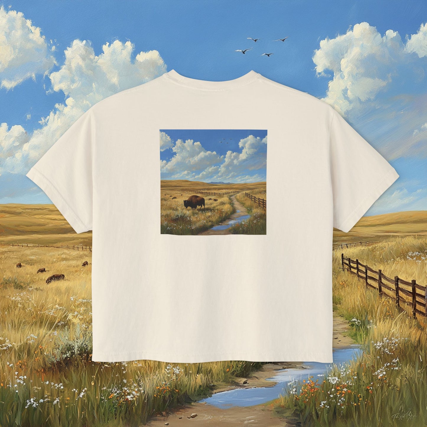 Buffalo Plains Boxy Tee