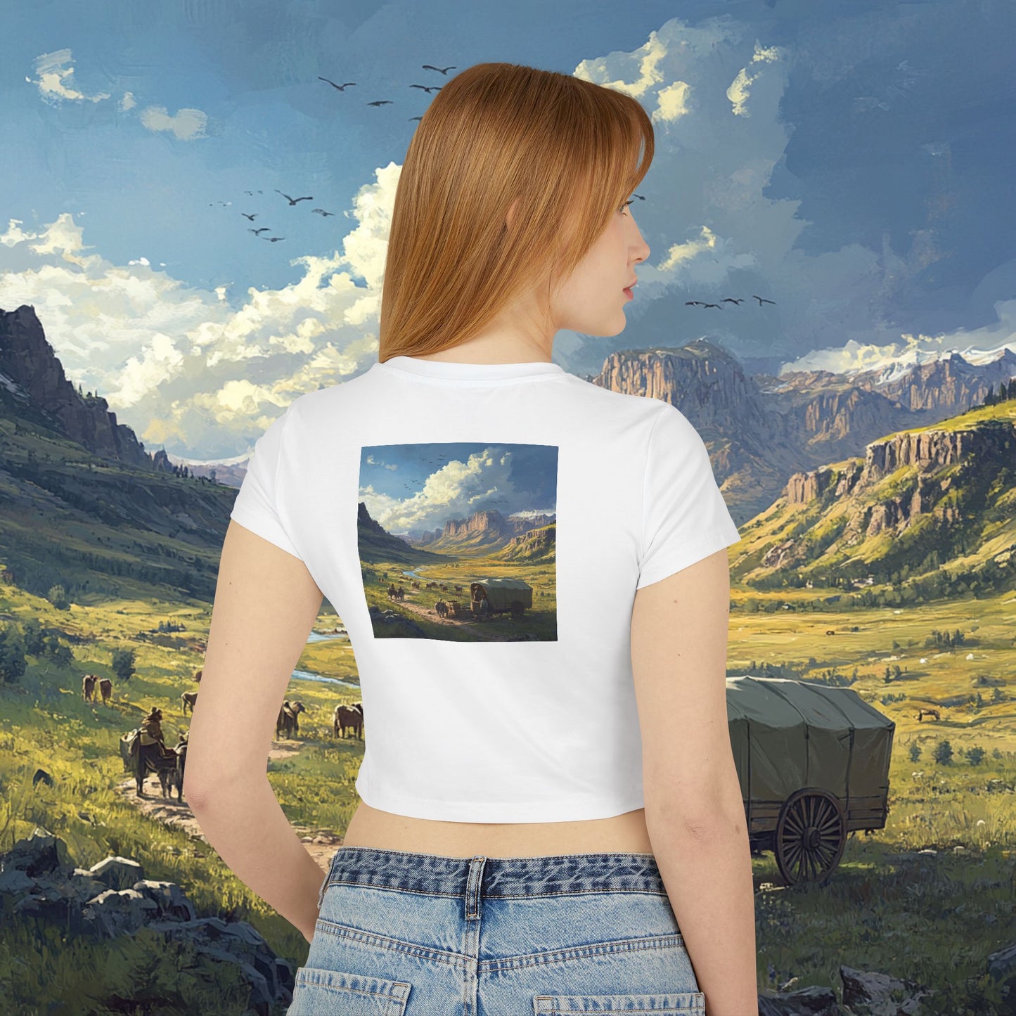 Headin' West Crop Top