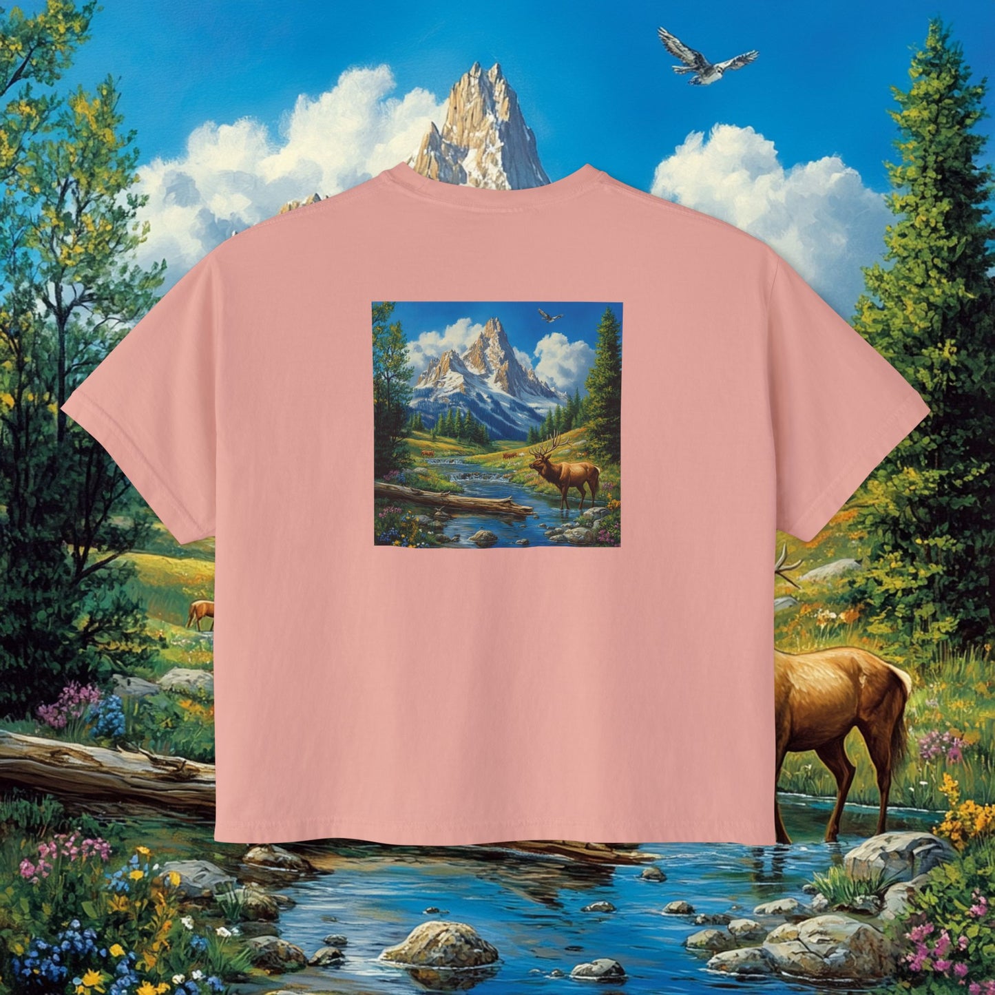 Elk Mountain Boxy Tee
