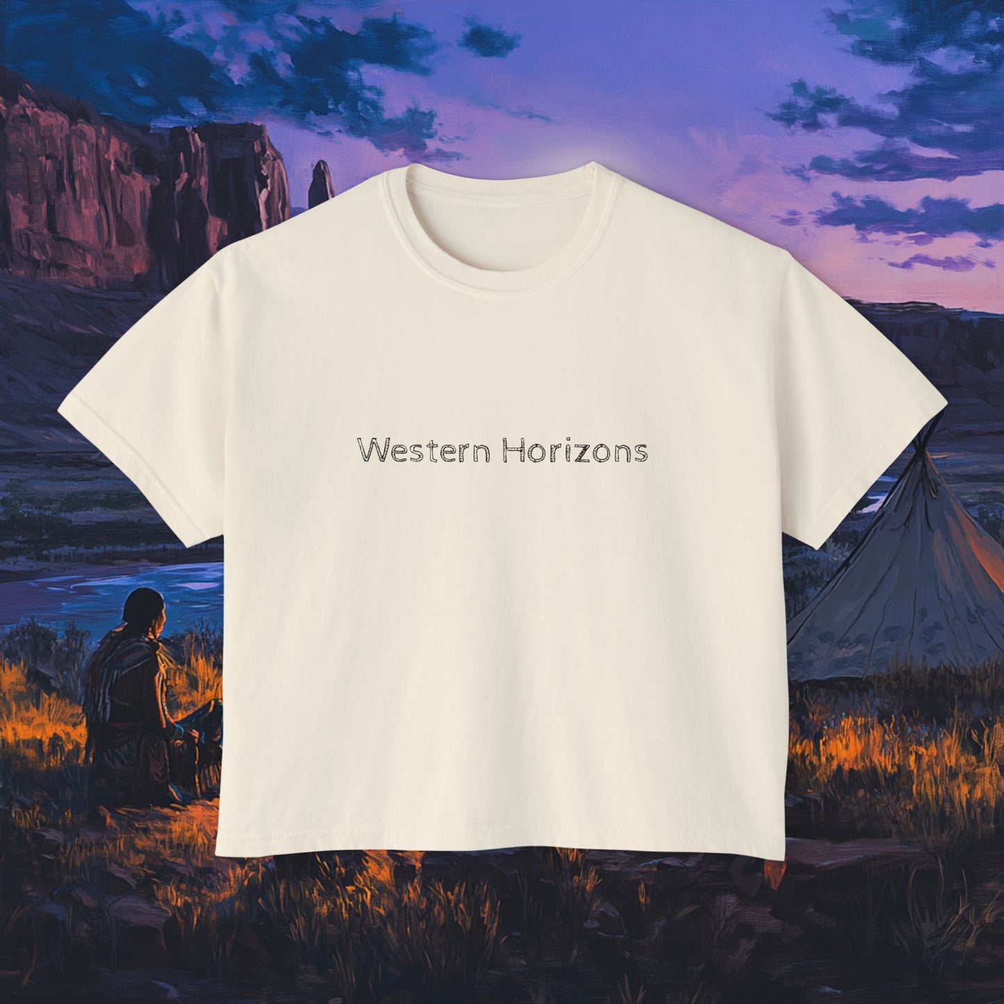 Tribal Gathering Boxy Tee