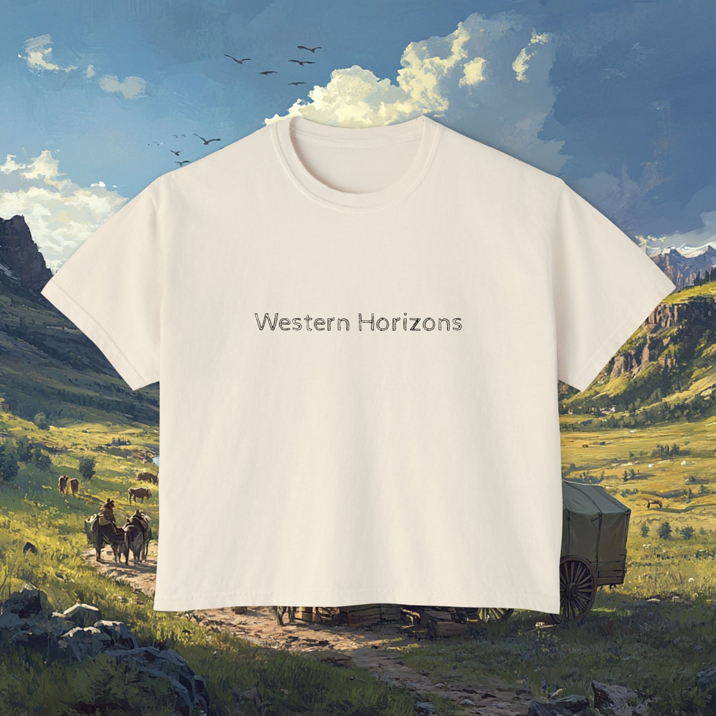 Headin' West Boxy Tee