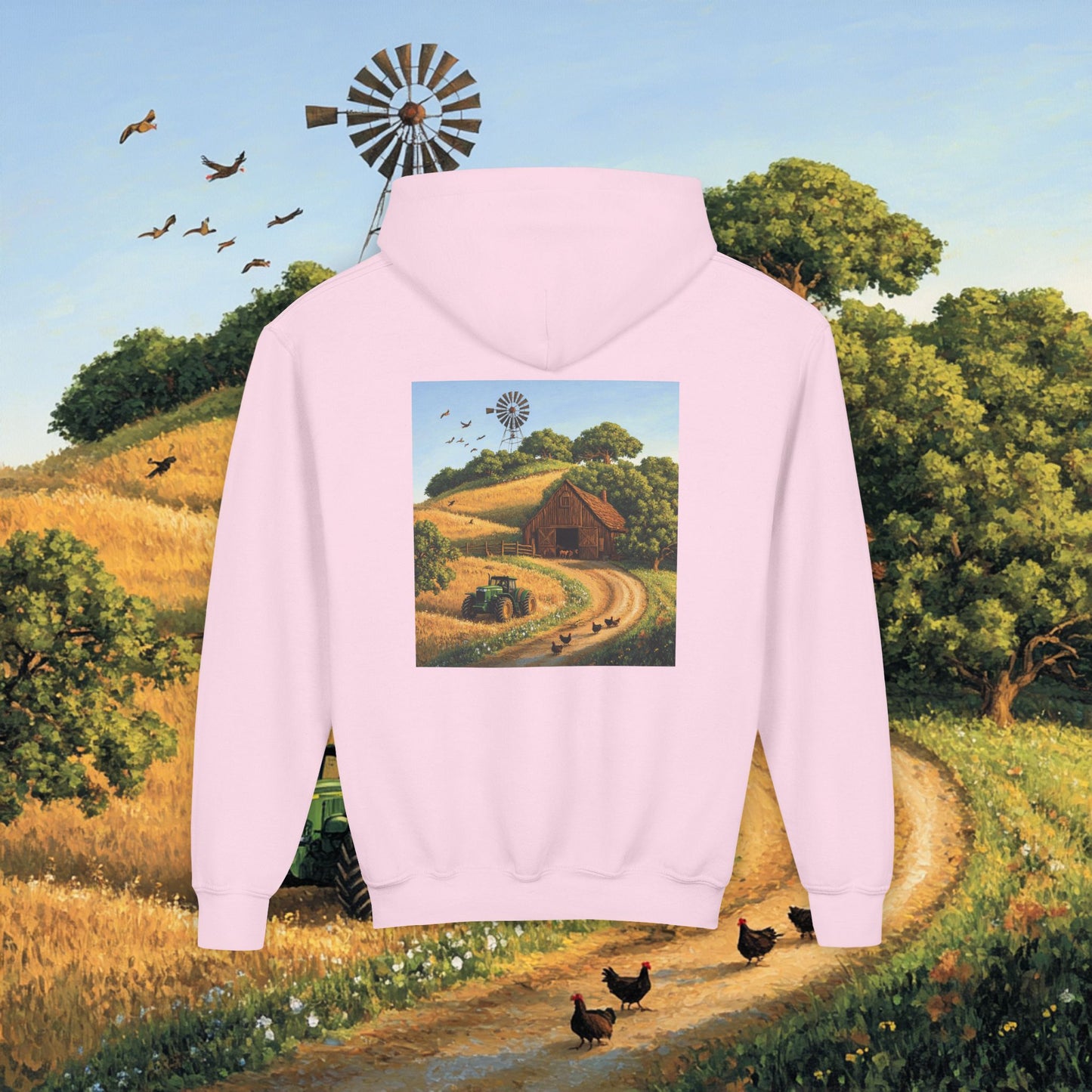 Farm Barn Kids Hoodie