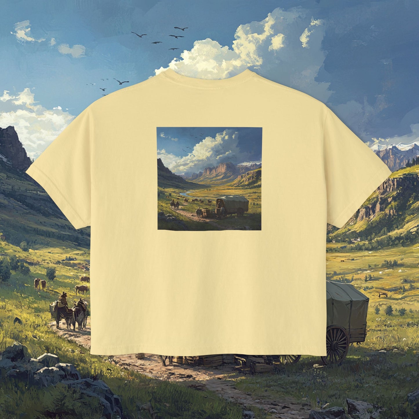 Headin' West Boxy Tee