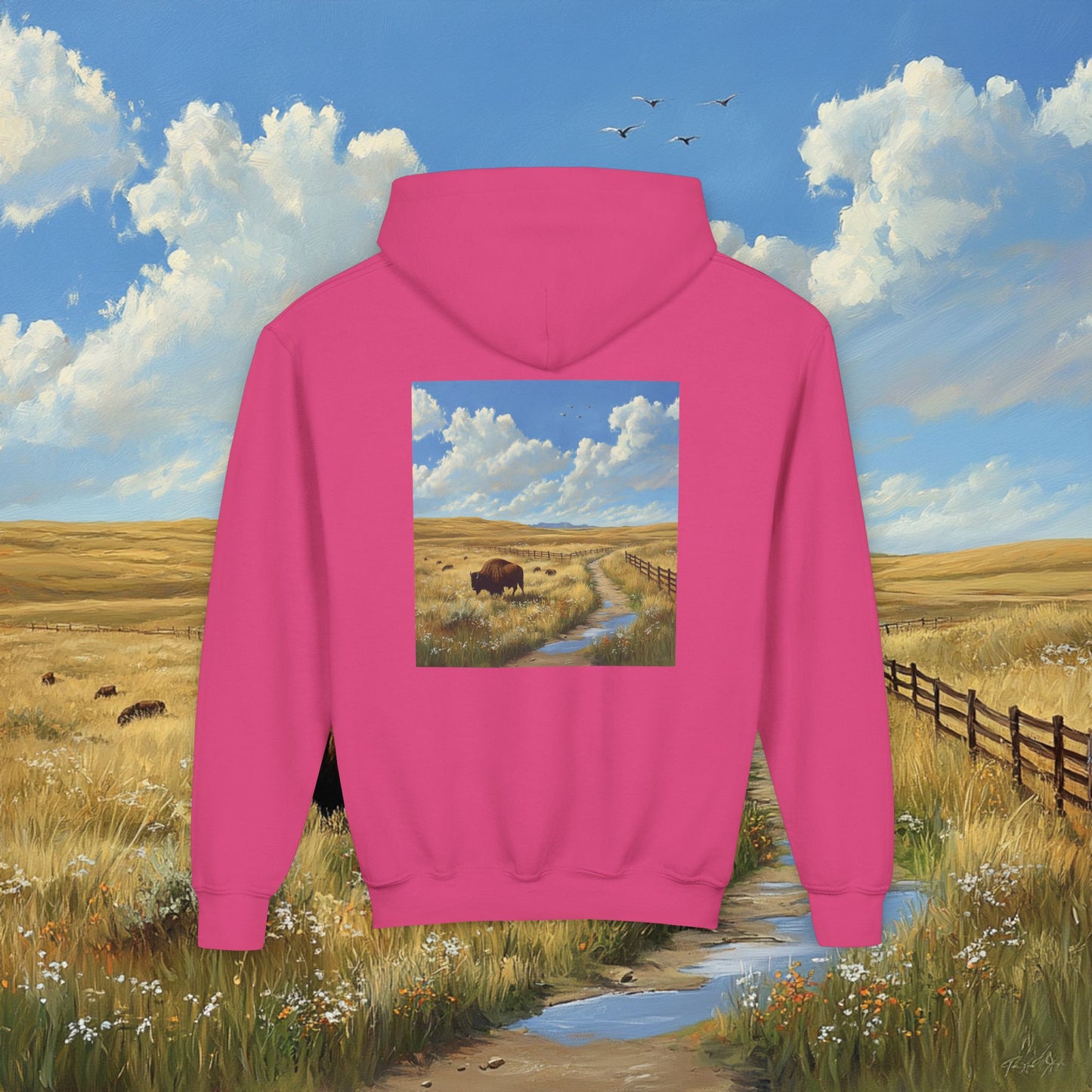 Buffalo Plains Kids Hoodie