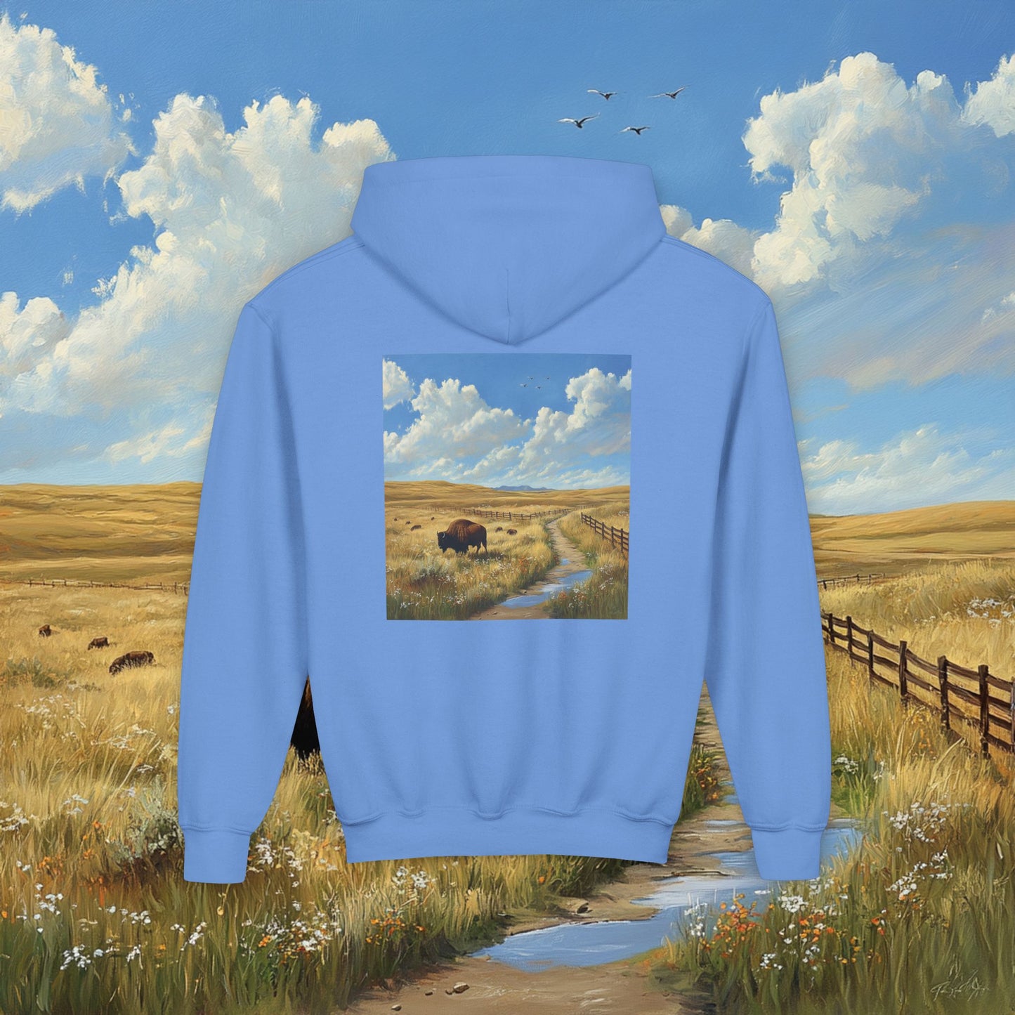 Buffalo Plains Kids Hoodie