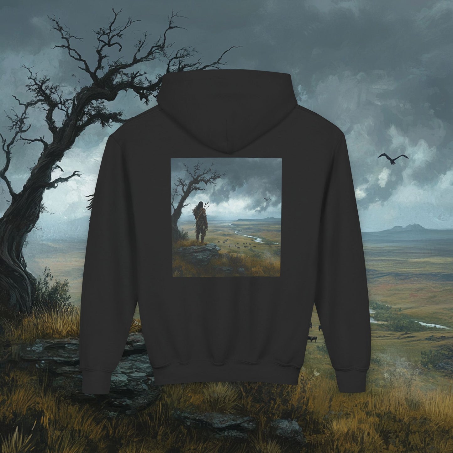 The Watchful Warrior Kids Hoodie