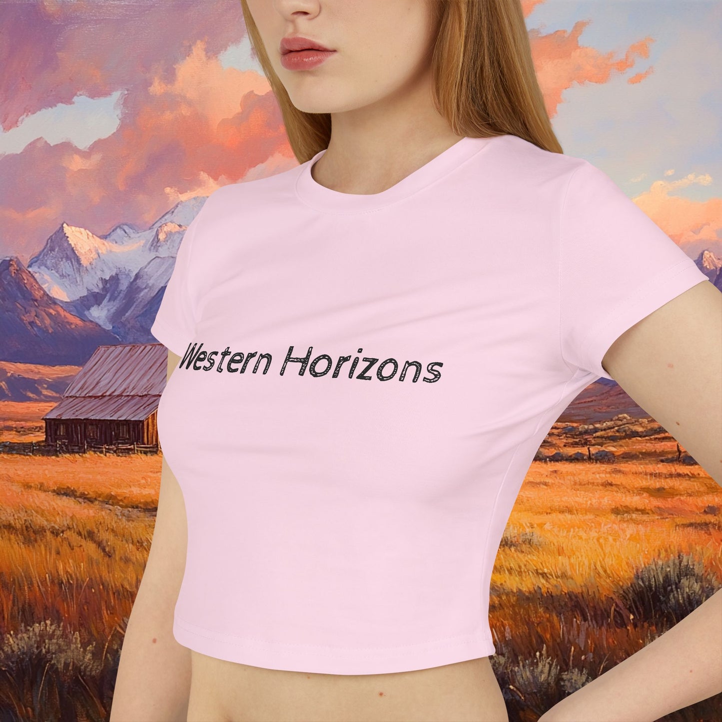 Rustic Prairie Barn Crop Top