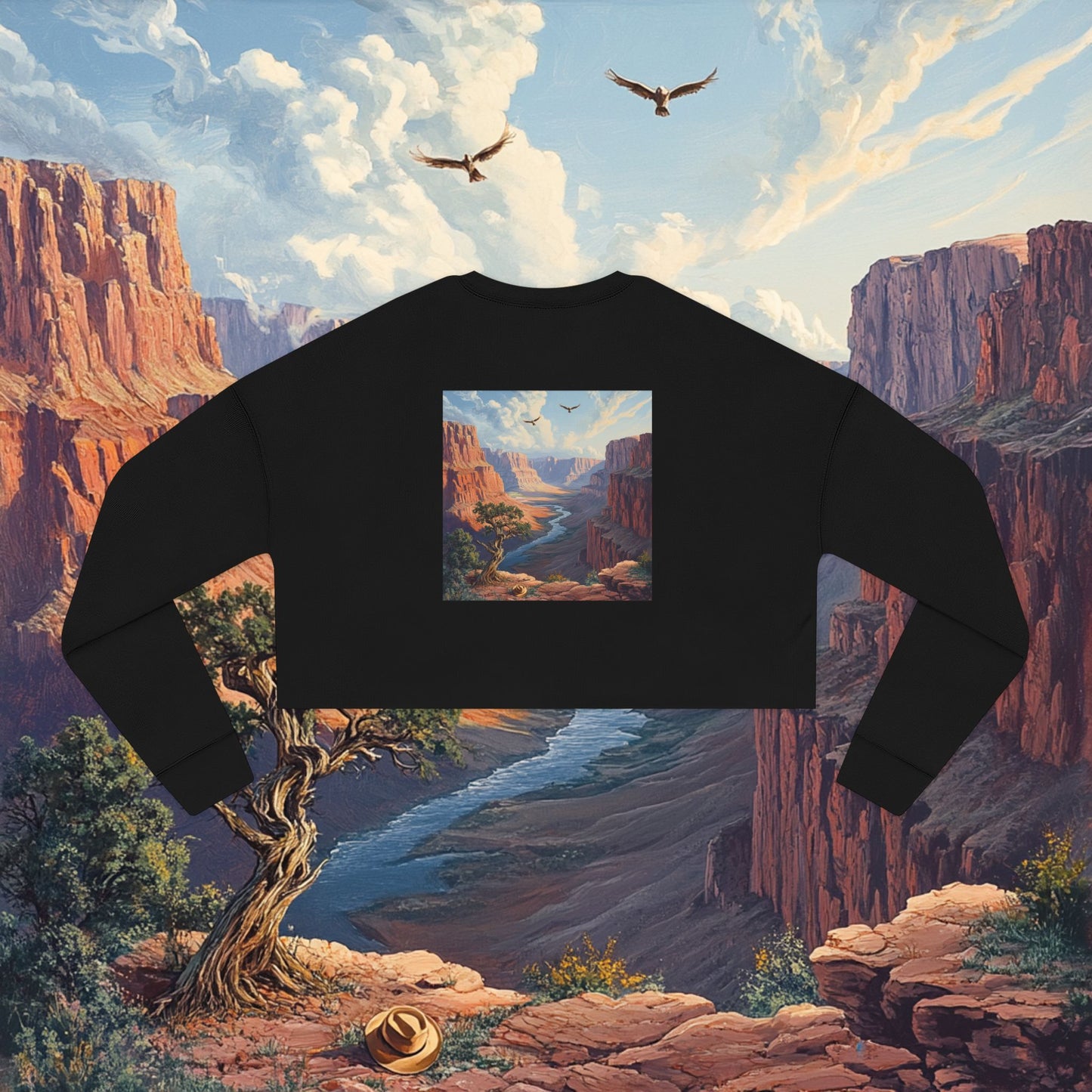 Grand Canyon Crop Sweatshirt