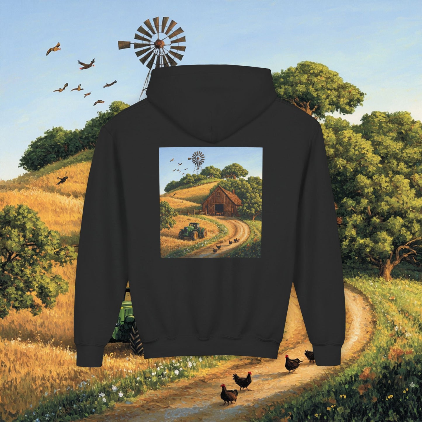 Farm Barn Kids Hoodie