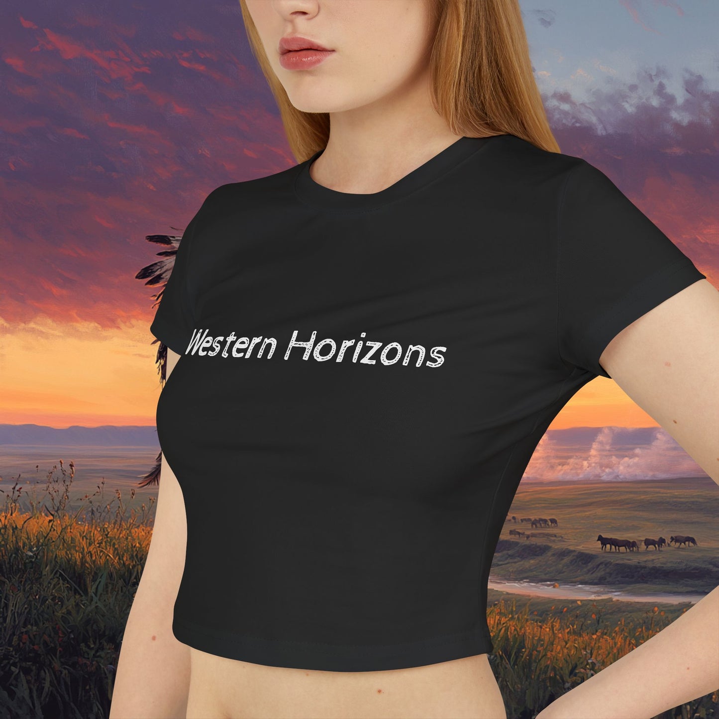 A Warrior's Best Friend Crop Top