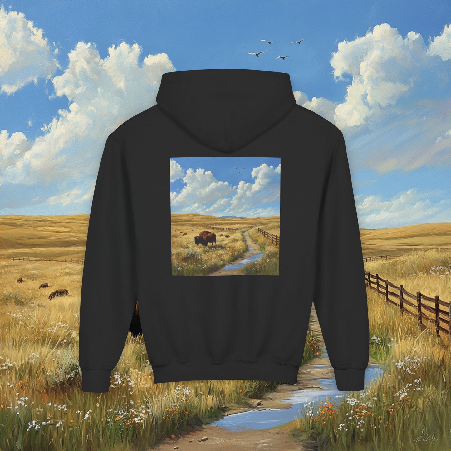 Buffalo Plains Kids Hoodie
