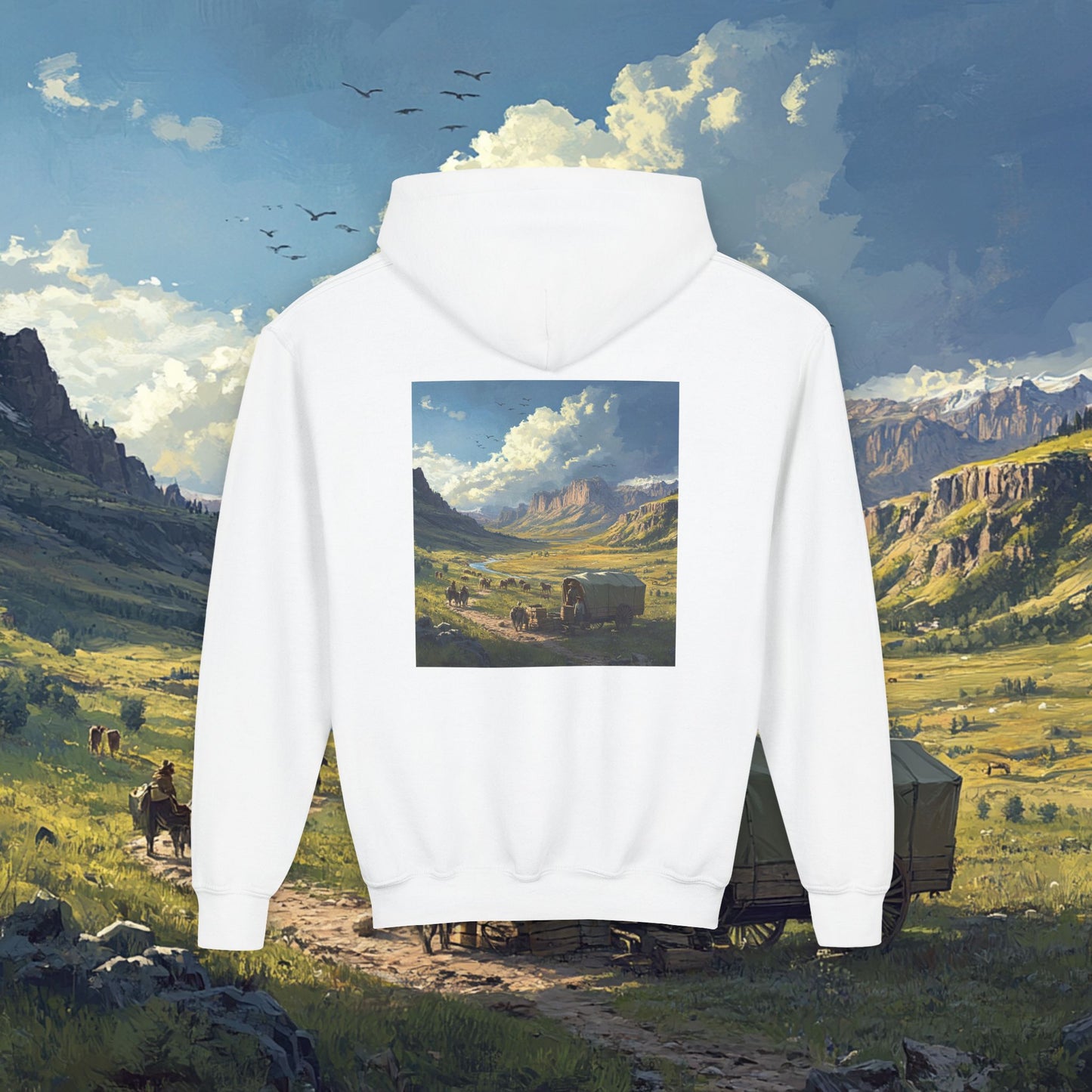 Headin' West Kids Hoodie