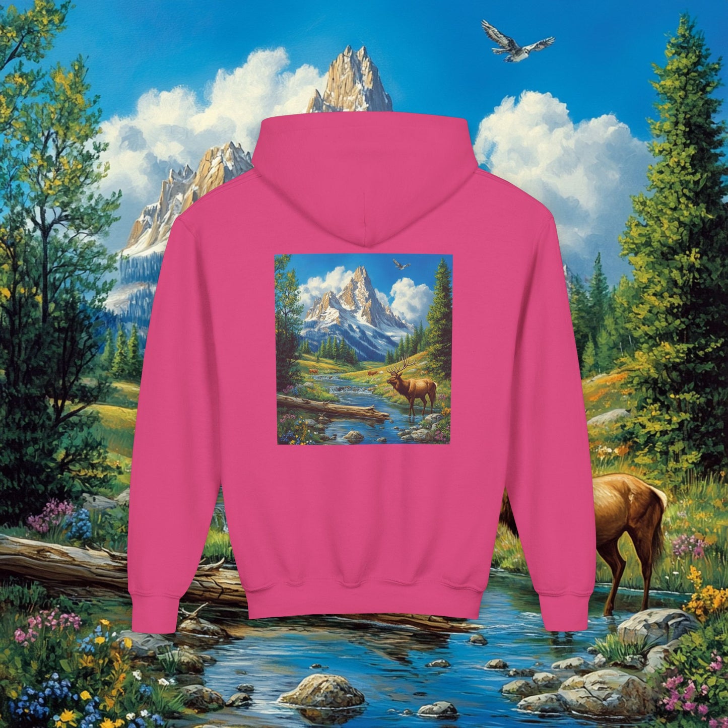 Elk Mountain Kids Hoodie