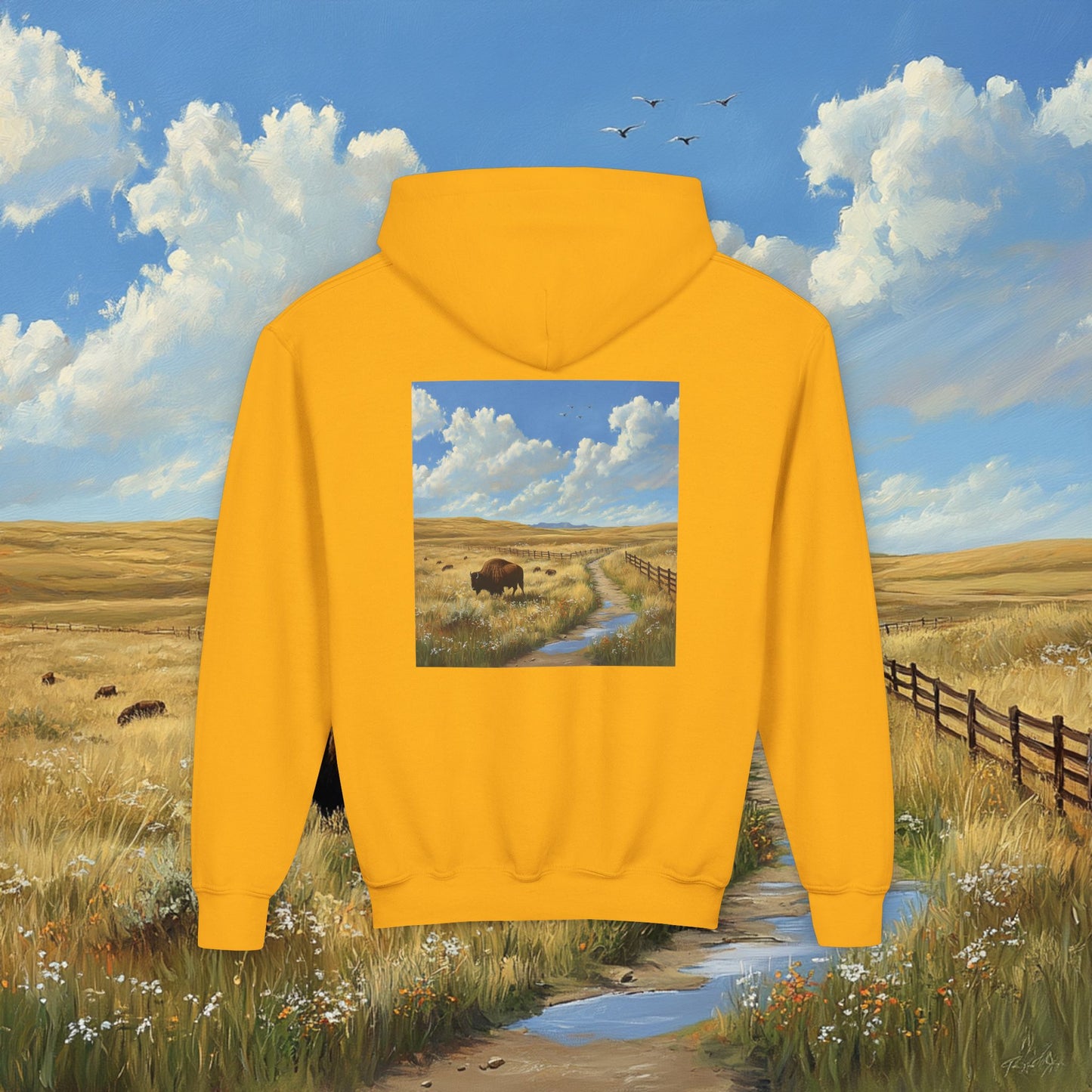 Buffalo Plains Kids Hoodie