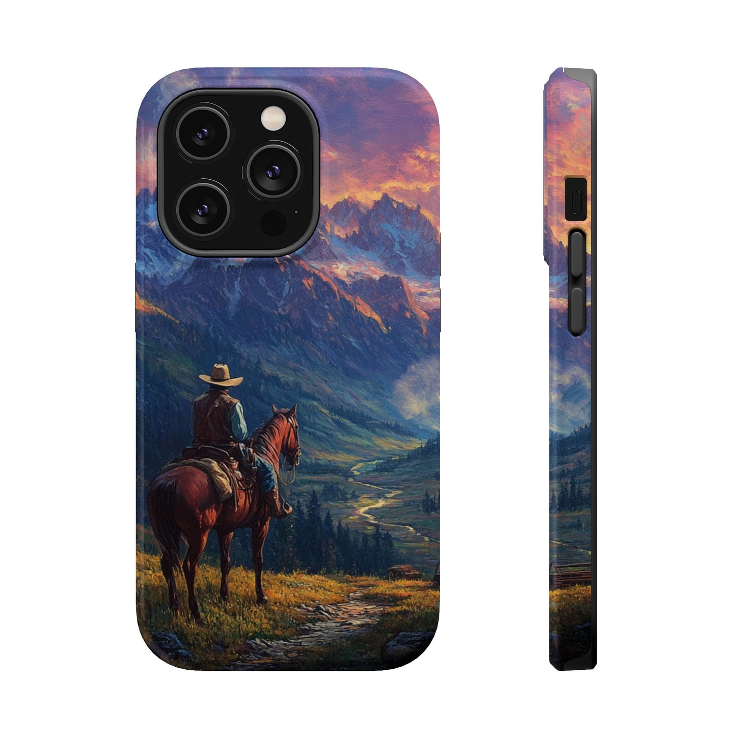 Rocky Mountain Cowboy Phone Case