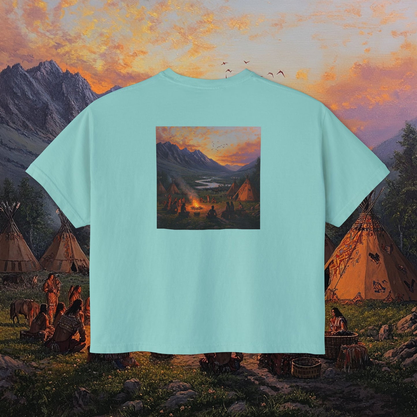 Tribal Party Boxy Tee