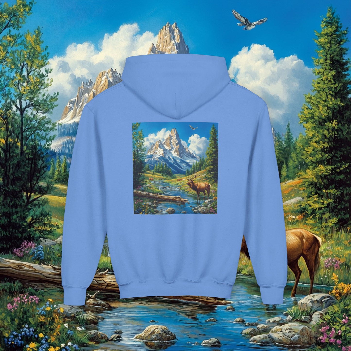 Elk Mountain Kids Hoodie