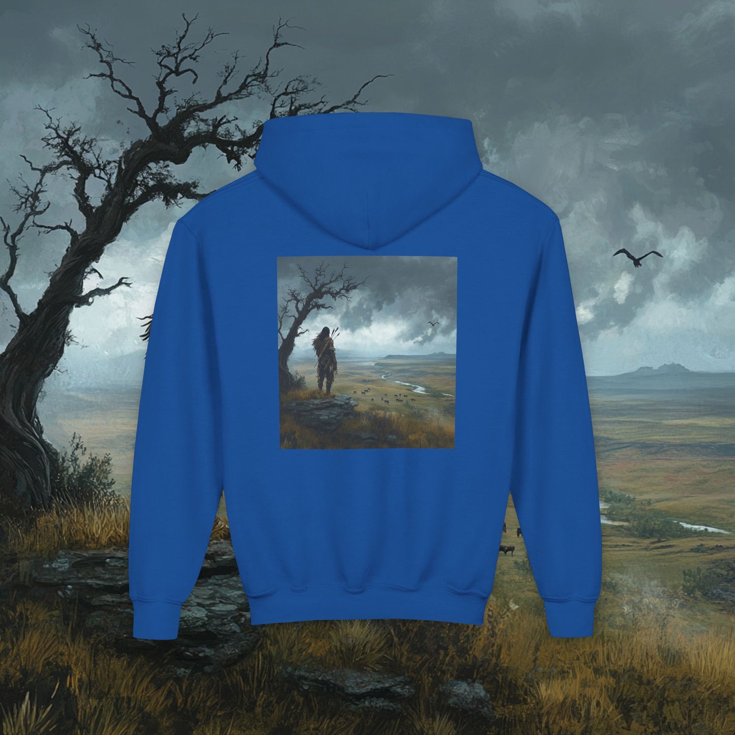 The Watchful Warrior Kids Hoodie