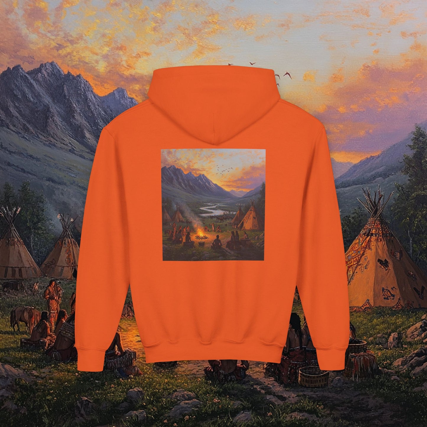 Tribal Party Kids Hoodie