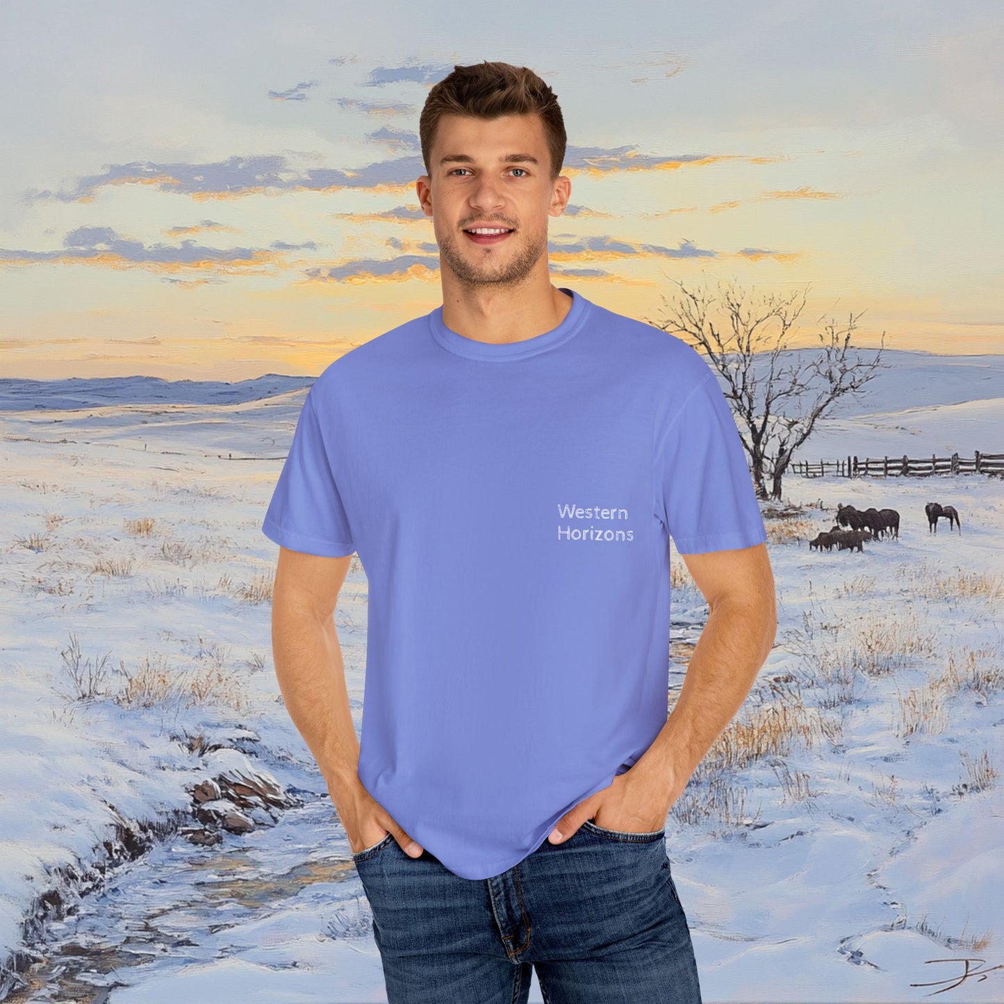 Winter Western Plains T-Shirt